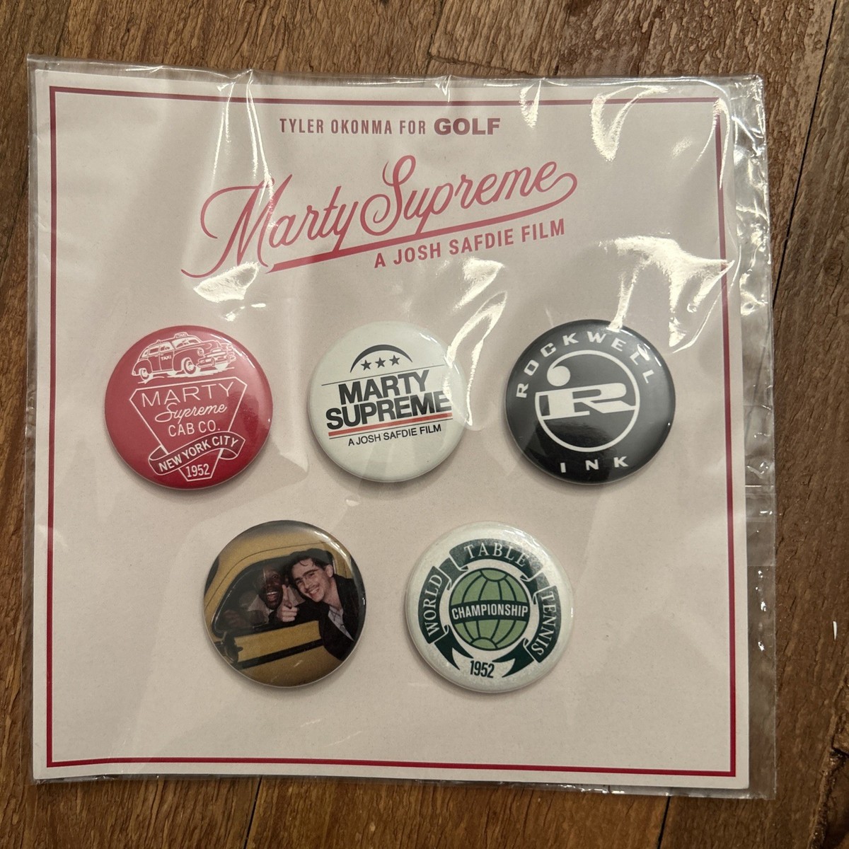 MARTY SUPREME ピンズ GOLF WANG マーティシュプリーム Marty Supreme x Golf Wang 5pk Button Pins By Tyler The Creator | eBay