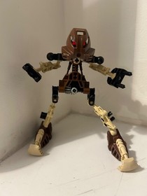 Lego Bionicle Toa Lot of 2 Pohatu 8531 & Onua 8532 - 2 Canisters 1 Manual