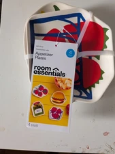 Room Essentials Appetizers Plate 4 Count