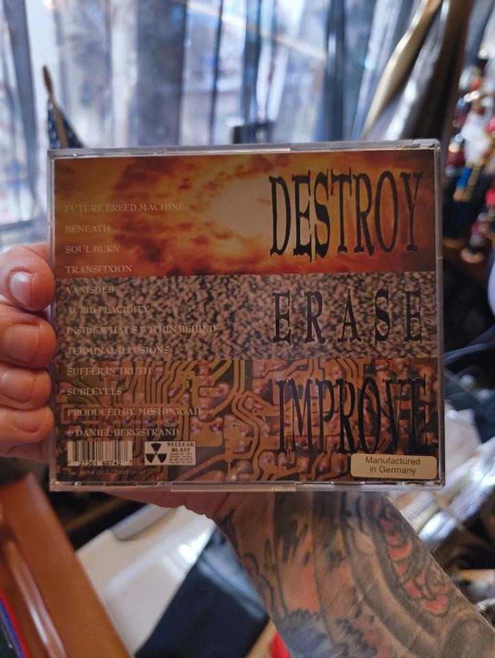 Meshugga Lot Of Original And Rare CDs With Nothing, Destroy Erase Improve, More. - Image 3 of 4