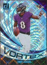 2024 Donruss - Vortex Cosmic #VOR-LJA Lamar Jackson /100 Football EX