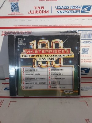 100 Masterpieces Vol. 4 - The Top 10 Of Classical Music 1788-1810 CD NEW - #202