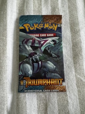 Pokemon TCG Triumphant Booster Pack HeartGold & SoulSilver HGSS English Sealed | eBay Pokemon TCG Triumphant Booster Pack HeartGold & SoulSilver HGSS English Sealed | eBay