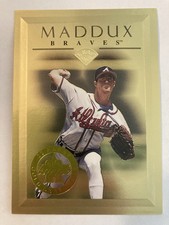 BGS 9! GREG MADDUX (BRAVES) 1996 LEAF STUDIO PRESS PROOF
