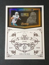 2010 National Treasures ANTHONY FASANO 74 Century Gold/10 DOLPHINS 🏈 Notre Dame