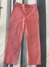 Vineyard Vines Boys Cotton Breaker Pants Orange/Peach Size 10 VGUC