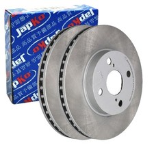 2X JAPKO BREMSSCHEIBEN VORNE 255mm BELÜFTET PASSEND FÜR TOYOTA COROLLA