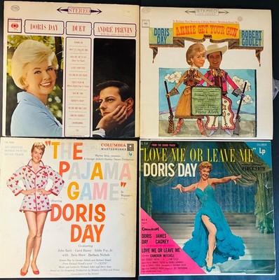 Vintage Doris Day vinyl records  lp lot of 4 - Stage and Screen