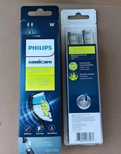  2 Packs Philips Sonicare W DiamondClean HX6062/95 Medium Brush Heads Black