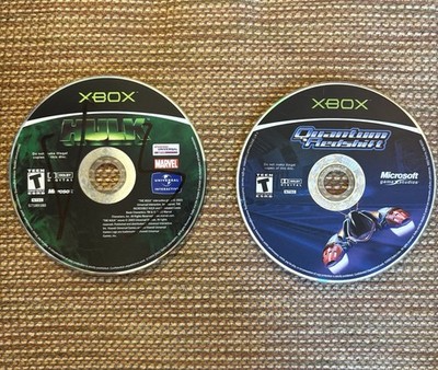 Xbox Games- Acceptable (Hulk, Quantum Redshift)