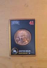 2018 Baseball Treasure Coin Cards - Justin Bour