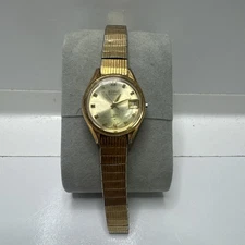 Vintage - Seiko 2205-0250 Ladies Gold Tone Cocktail Date Watch
