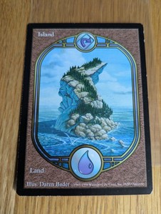 WOTC MTG Vintage 1998 Unglued Full Art Mountain #87 Unplayed (NM)