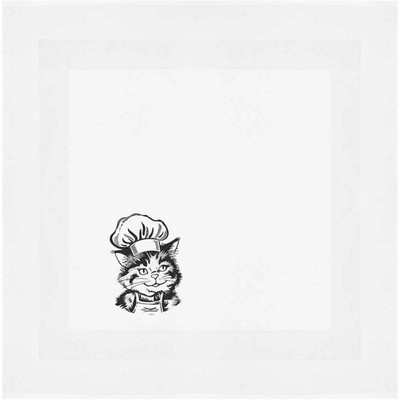 Baumwollserviette/Esstuch ''Chef Cat'' (NK00047054)