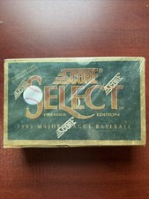 1993 Score Select Premier Edition Factory Sealed Wax Box 36 Packs Derek Jeter RC