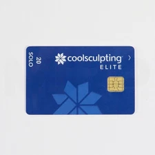 Zeltiq CoolSculpting Elite Treatment Card All Applicators 4 Cycle Count