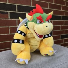 2021 Build-A-Bear Stuffed King Koopa Bowser Plush Nintendo Super Mario No Sound