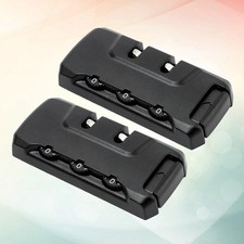 2 Pcs 3 Dial Password Luggage Lock Combination Code Lock for Travel