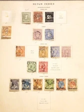 Dutch Indies Netherlands 1883-1900 Page Collection Lot 