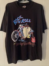 1993 - Vintage Harley Davidson - Taz - Tee Shirt Size Large - VG Condition