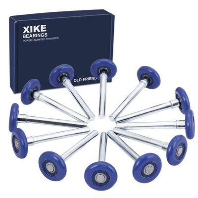 XiKe 12 Pack Blue 2 Nylon Garage Door Roller 4 Stem