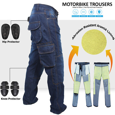 Motorrad Motorradhose Jeans Cargo verstärkt mit Schutzfutter