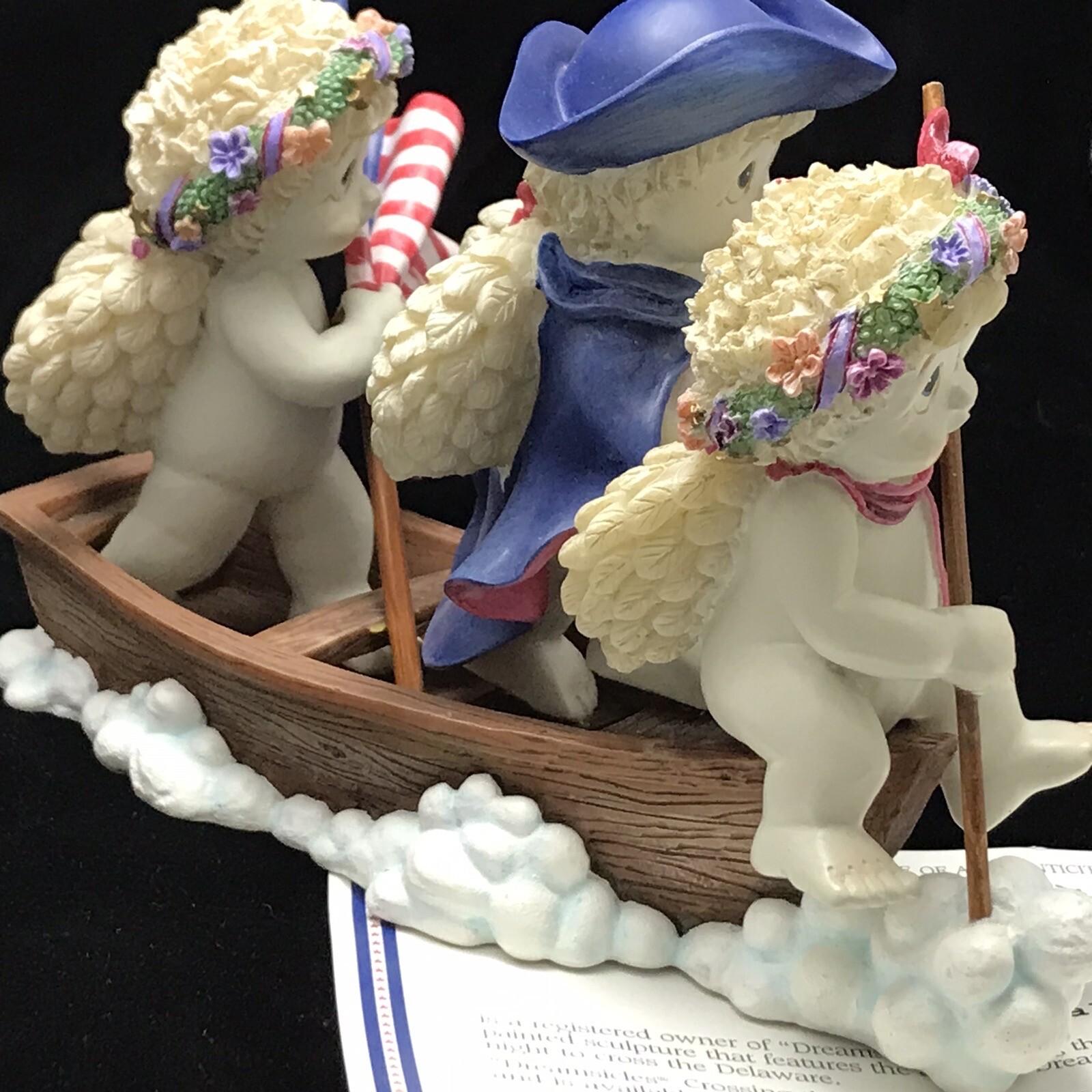 Danbury Mint Dreamsicles Collcetables Cherubs Angels **CROSSING THE