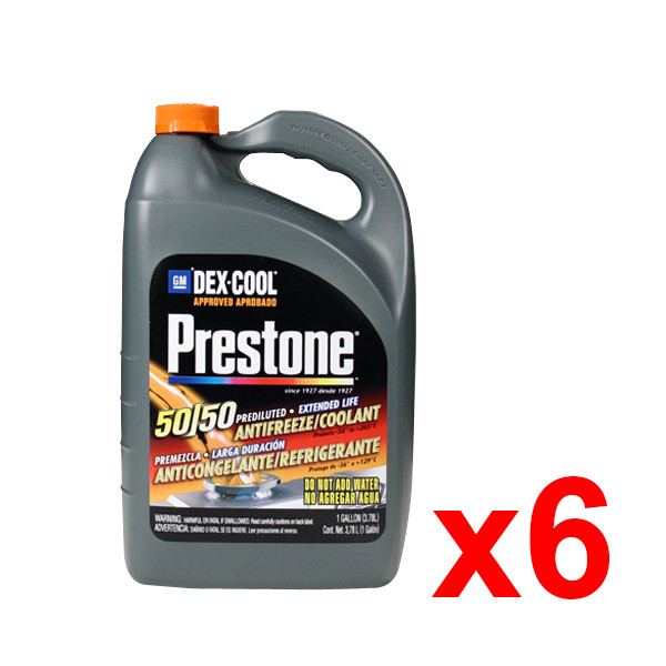 Prestone AF850/1F Dex-Cool 50/50 Prediluted Antifreeze - 1 Case