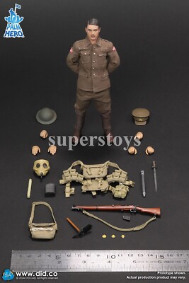 DID XB80028 1/12 WWI British Infantry Albert Brown Male Action