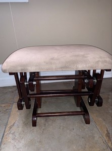 storkcraft hoop espresso frame glider and ottoman