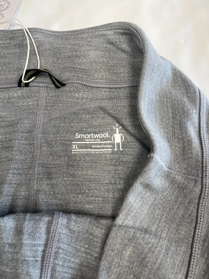 $110 Smartwool Classic Base Layer Bottom NWT Size L,XL Women's Gray Merino Wool - image 4 of 4