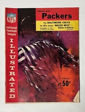 GREEN BAY PACKERS NFL PROGRAM vs. BALTIMORE COLTS NOVEMBER 18 1962 CITY STADIUM