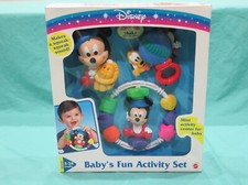 Brand New Vintage 1990s Disney Mattel Baby  s Fun Activity Set Mickey Mouse 68922