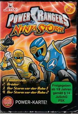 POWER RANGERS  NINJA STORM 27 / DVD NEU & OVP (POWER-KARTE).  #