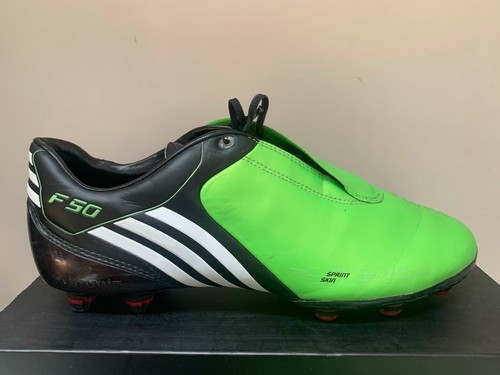 Adidas +F50.8 F50 Tunit Black Soccer Cleats size US 10,5 11 45 Green - Afbeelding 1 van 8