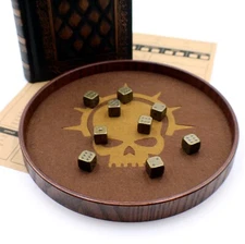 Wooden Dice Tray for Warhammer 40K and Tabletop Gaming