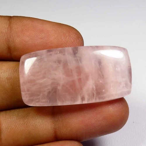 Piedra preciosa suave de cuarzo rosa natural 41-85 quilates forma de mezcla cabujón joya RO-A - Imagen 13 de 45