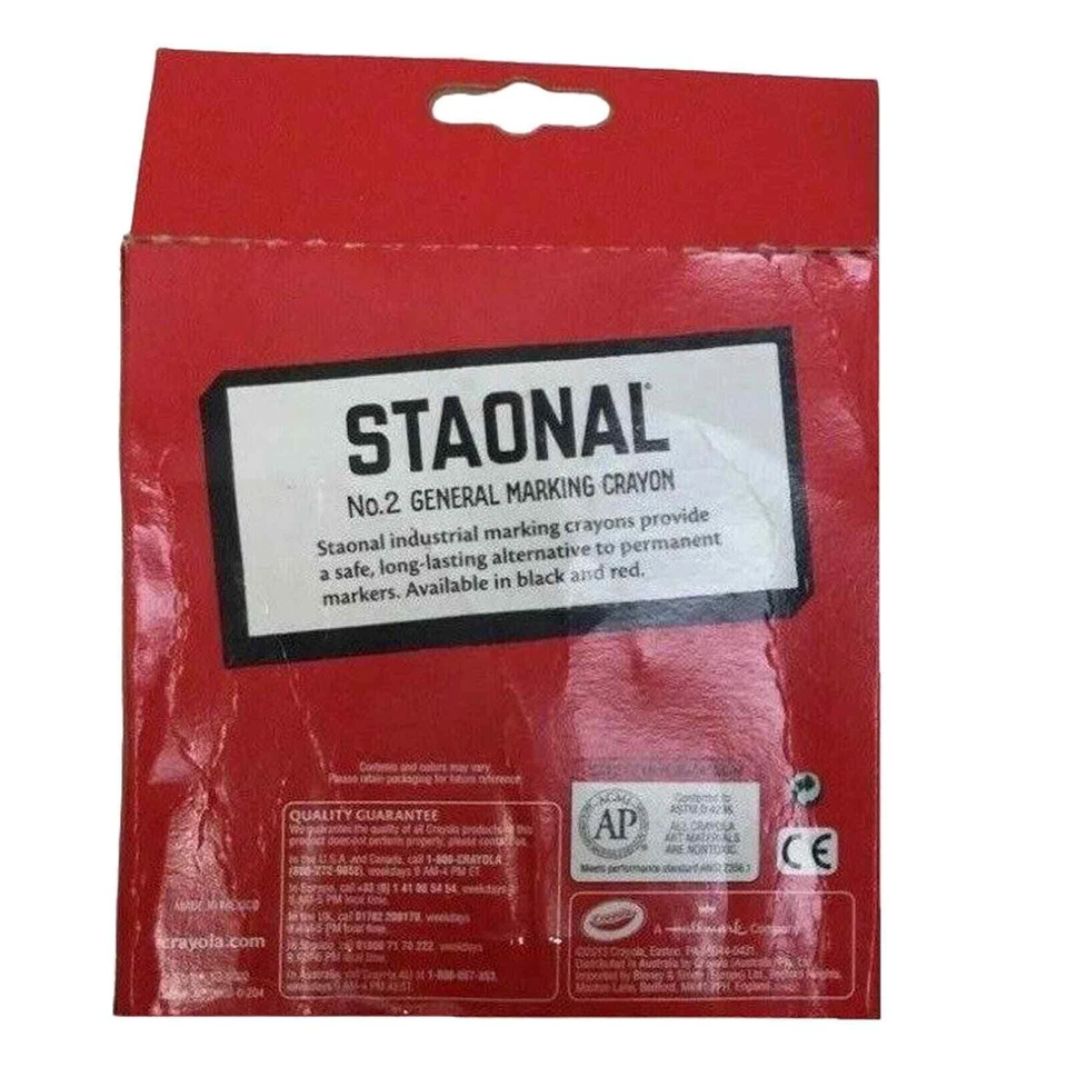 48 Large Crayola Staonal #2 Marking Crayons, Black (6 Packs of 8) + Free Ship - Image 2 of 2
