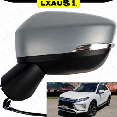 For Mitsubishi Eclipse Cross 2017-2020 Left Driver Side Mirror Paintable 5 Pins