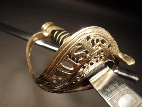 Antique Style 1860 Light Cavalry Saber Carbon Steel Sword Union US