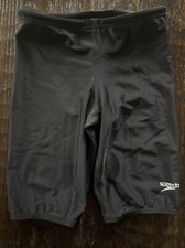 Speedo Jammer Size 10 Boy  s NWOT Black