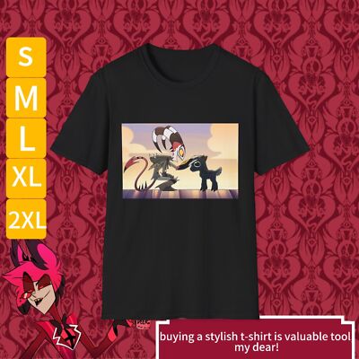 Helluva Boss Mission Chupacabras Blitzo Goat Pet Unisex Softstyle T-Shirt