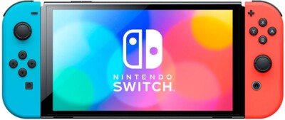 Nintendo Switch OLED w/ Neon Red & Neon Blue Joy-Con | eBay Nintendo Switch OLED w/ Neon Red & Neon Blue Joy-Con | eBay