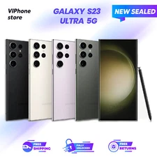 NEW SAMSUNG GALAXY S23 ULTRA 5G SM-S918U1 UNLOCKED ALL COLORS & MEMORY SEALED