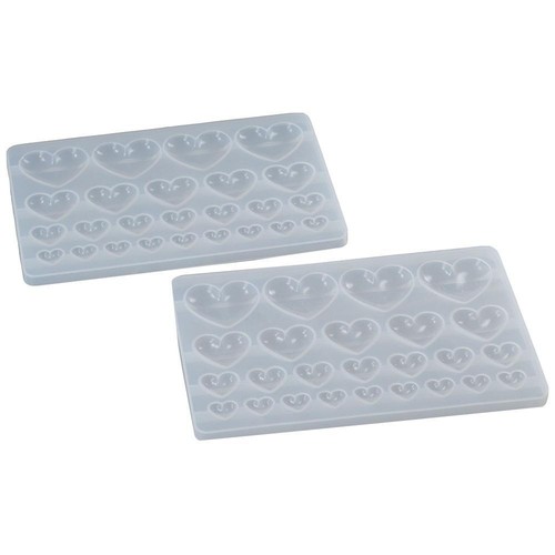 Ensemble Moules Silicone Porte-Clés Ronds Grands Et Petits - Kit DIY Résine Époxy Pour Créations Artisanales Uniques