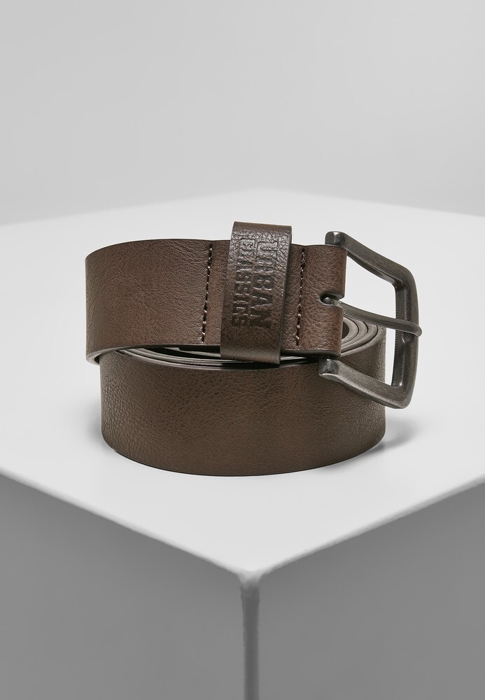 Ремень из искусственной кожи Urban Classics коричневого цвета 3690₽