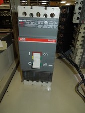 ABB SACE S4 S4H 100A 3P 600V Circuit Breaker w/ Shunt Trip & Aux Sw No Lugs Used