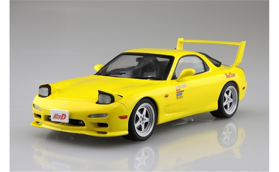 AOSHIMA Initial D Pre-Painted 1/24 Keisuke Takahashi FD3S MAZDA RX