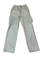 Children's Place Boy's Beige Cargo Pants w/ Elastic Waist  Pockets Sz 12-Slim