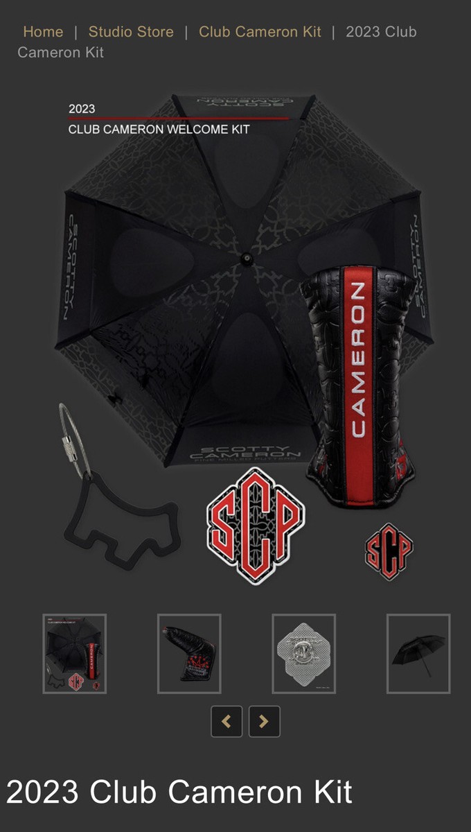 2023 Scotty Cameron Club Cameron Welcome Kit (NO MEMBERSHIP 2023 Scotty Cameron Club Cameron Welcome Kit (NO MEMBERSHIP